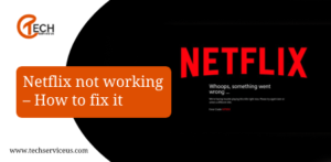 Netflix not working